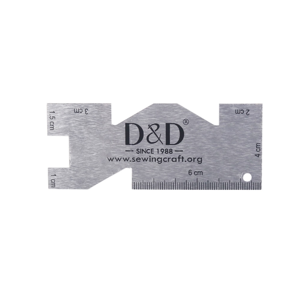 Sewing Gauge Ruler - Metall messgerät Quilt ing Lineal hochwertige