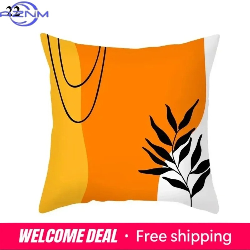 Boho Orange Abstrakter Kissenb – Century Textile & Sewing Supply Avenue C North Saskatoon Sk Bewertung und Preis