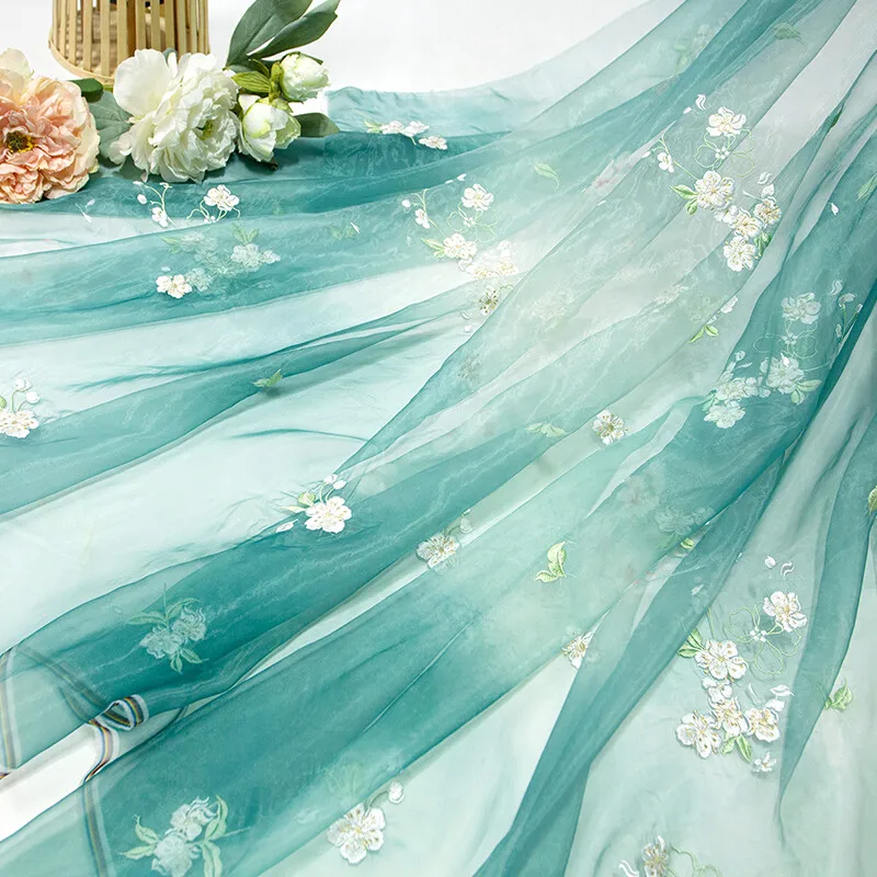 1m Blumen-Birnenblüten-Stoff,  – Sewing Batik Fabric Bewertung und Preis
