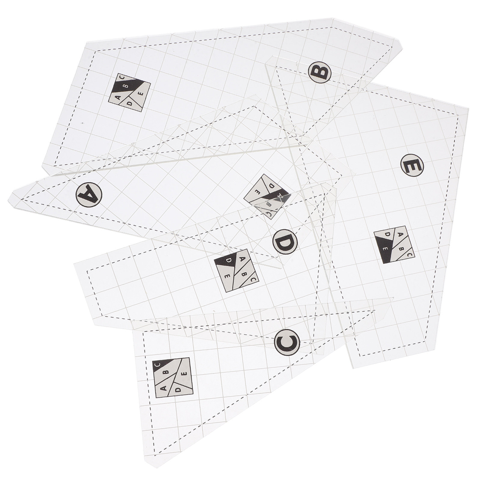 5-teiliges Quilt-Schablonen-Se – Sewing Gauge Ruler Bewertung und Preis