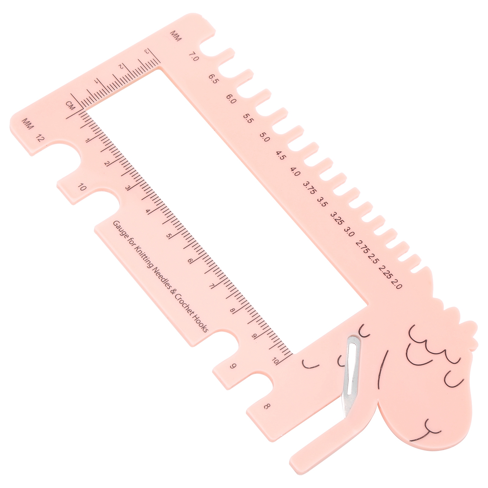 Plastik-Lineal in Schafform fü – Sewing Gauge Ruler Bewertung und Preis