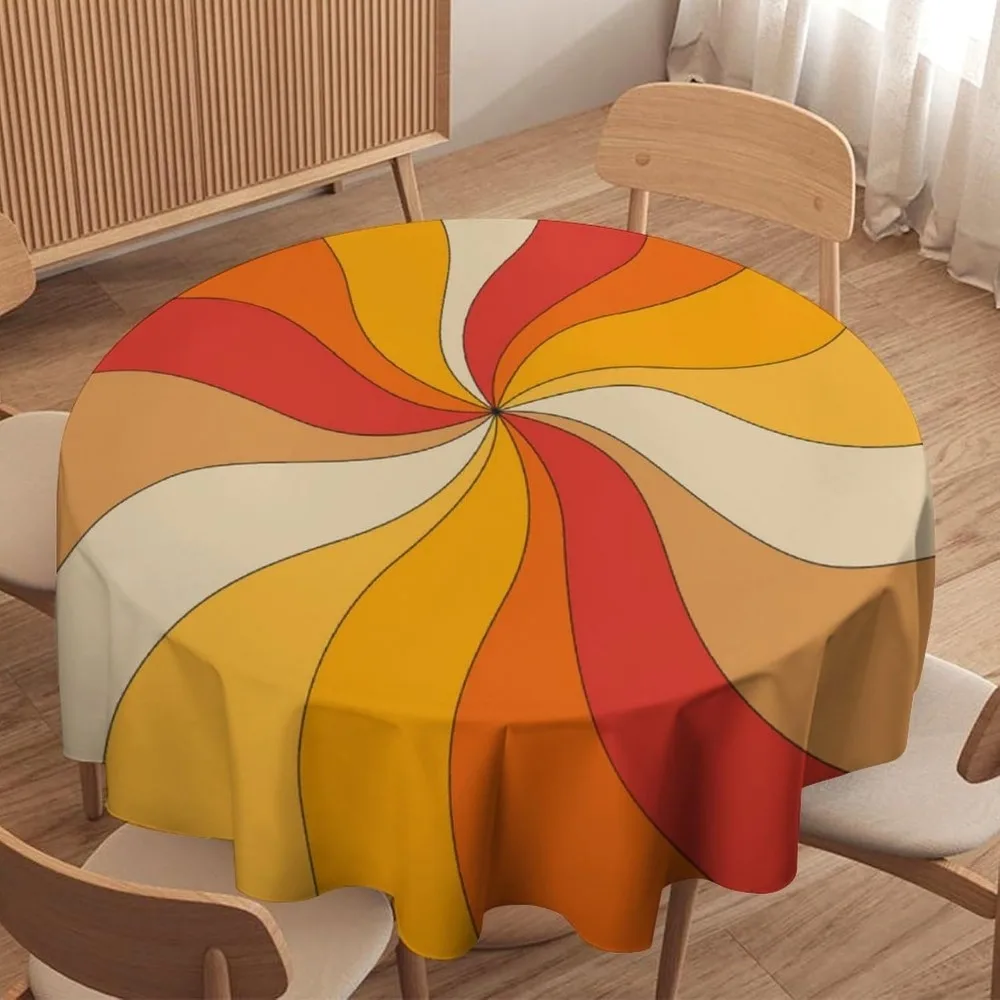Retro Groovy Swirl Runde Tisch – Century Textile & Sewing Supply Avenue C North Saskatoon Sk Bewertung und Preis