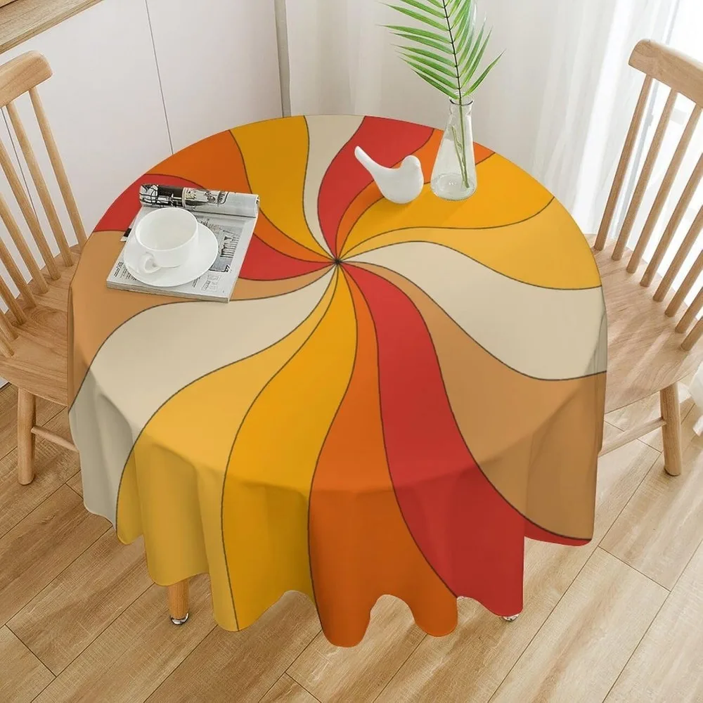 Retro Groovy Swirl Runde Tisch – Century Textile & Sewing Supply Avenue C North Saskatoon Sk Bewertung und Preis